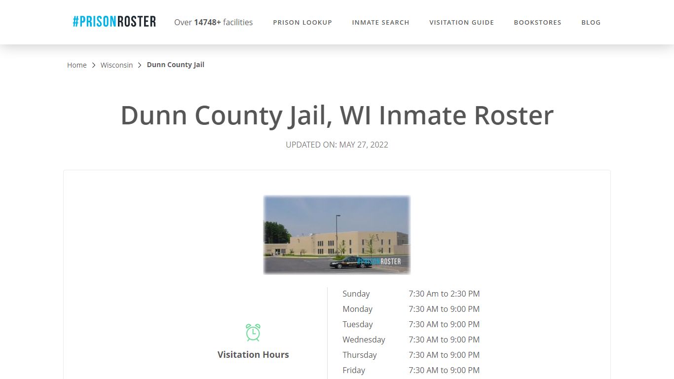 Dunn County Jail, WI Inmate Roster - Prisonroster